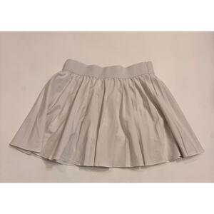 Garage Women's White Pleated Tennis Skort Sz S Elastic Waist